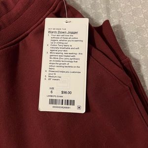Brand new lululemon joggers